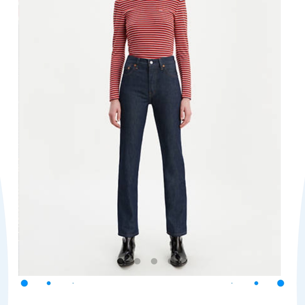 Women's 501 button fly jeans